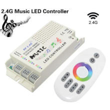 DC12V-24V Wireless Music Remote Controller para RGB Led Strip light